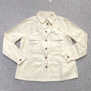 Sezane Willa Jacket Size Small in butter yellow